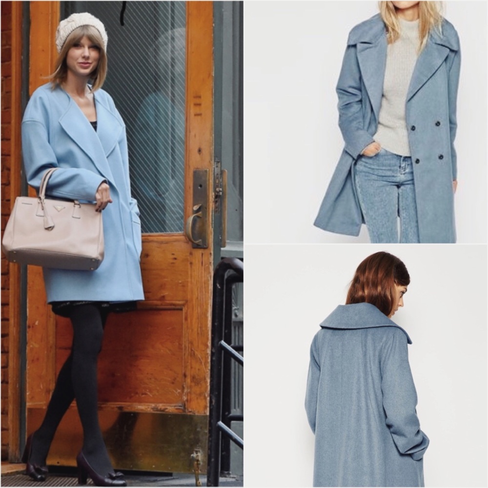 💛sale! ASOS brushed wool coat